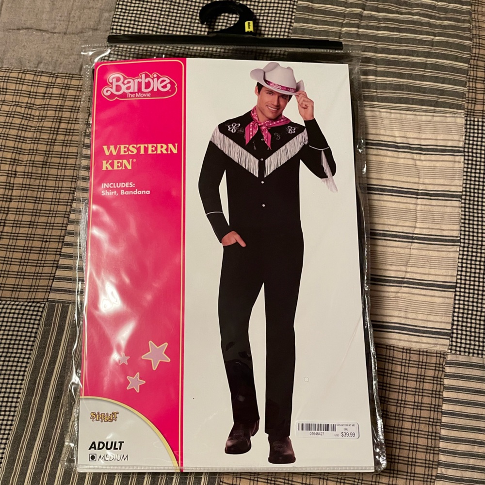 Barbie Western Ken Halloween Costume for Men Size Medium
